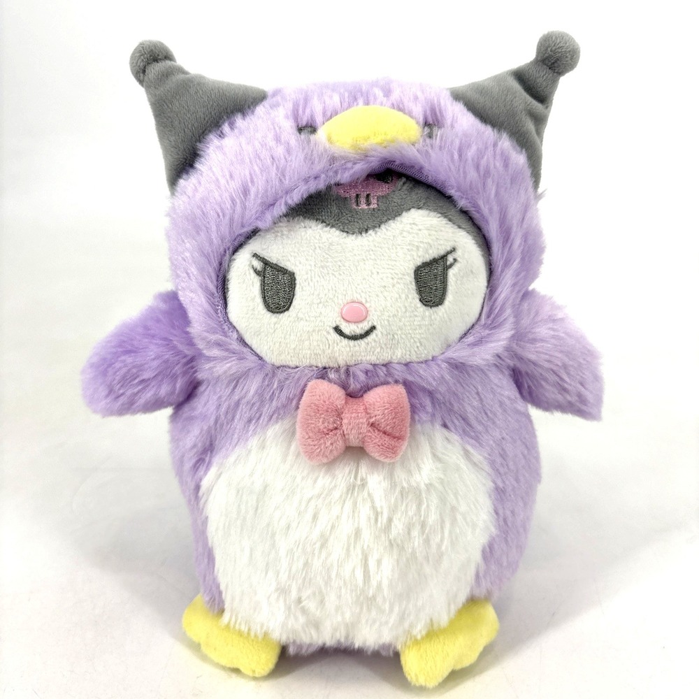 Sanrio‎ Genuine 8" Purple Penguin KUROMI Plush Toys Stuffed Anime Doll